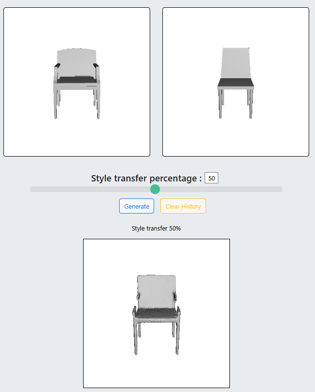 3D Synthesis Model AI - Chair Synthesis